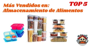 Los 5 Artículos Más Vendidos en Almacenamiento de Alimentos